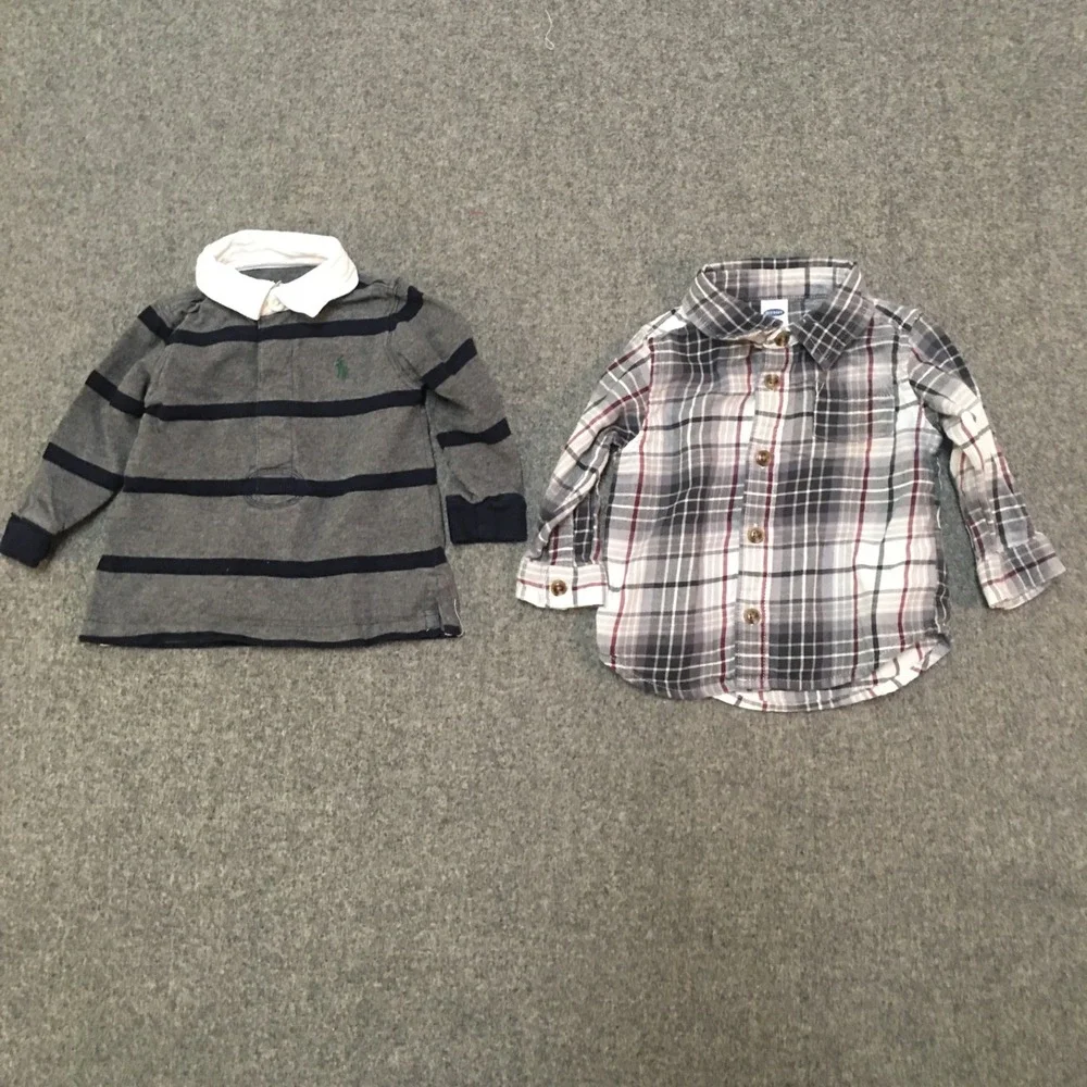 Baby Boy 6-9 Months Clothing Lot 16x Pieces Bulk Winter Colorful Striped - Picture 6 of 11